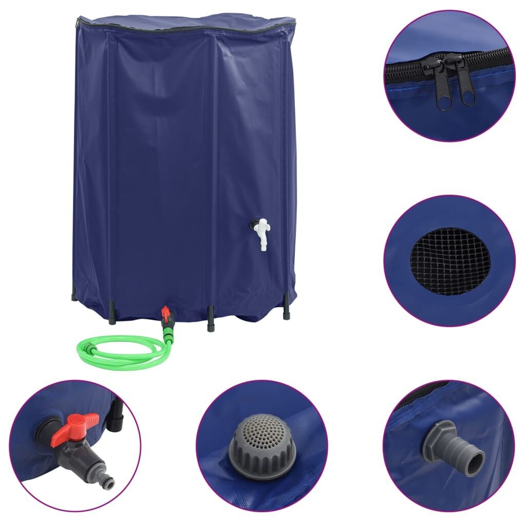 VidaXL Opvouwbare Watertank 1350L PVC met Kraan | 55% Korting!
