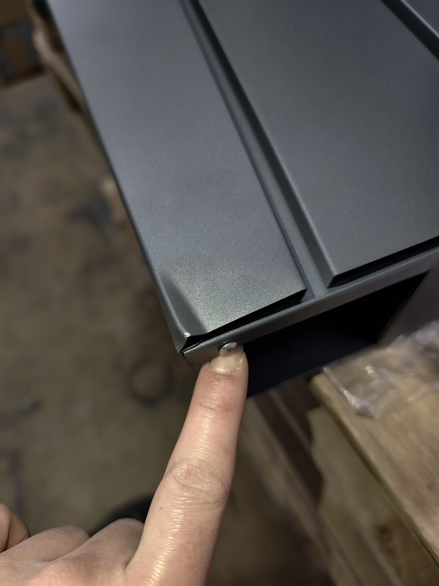 Moderne Antraciet Brievenbus (40% Korting!) - Gegalvaniseerd Staal