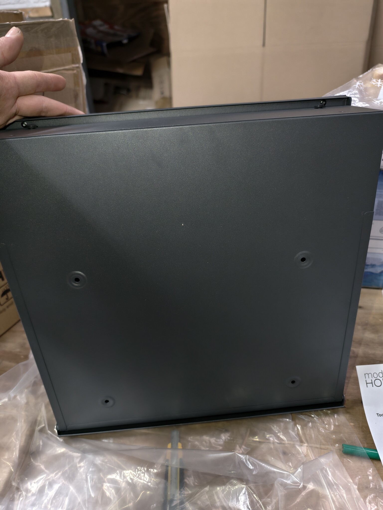 Moderne Antraciet Brievenbus (40% Korting!) - Gegalvaniseerd Staal