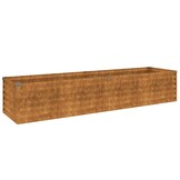 VidaXL Verhoogde Plantenbak Cortenstaal 194x50x36 cm - 55% Korting!