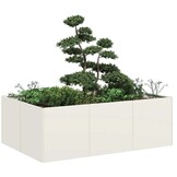 VidaXL Plantenbak Staal Wit 120x80x40 cm | 40% Korting | Bijna Nieuw!