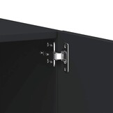 VidaXL TV-meubel 100cm Zwart (Bewerkt Hout) - 40% Korting!