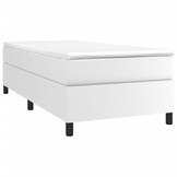VidaXL Bedframe Kunstleer Wit 90x200cm - 40% Korting!