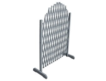 VidaXL Tuinlatwerk 1,8x1m Vurenhout Grijs | 60% Korting! (Lichte Schade)