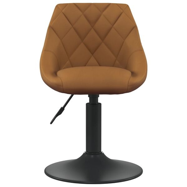 vidaXL Draaistoelen (2 stuks) Bruin Kunstleer - 70% Korting!