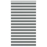 VidaXL Zebra Rolgordijn Donkergrijs 130x200cm - 40% Korting!