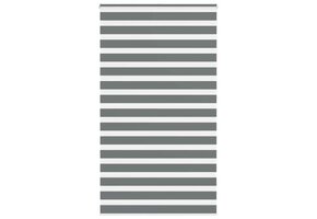 VidaXL Zebra Rolgordijn Donkergrijs 130x200cm - 40% Korting!