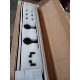 VidaXL Schuifdeur Onderdelen SKIEN 183cm Staal Zwart - 55% Korting!