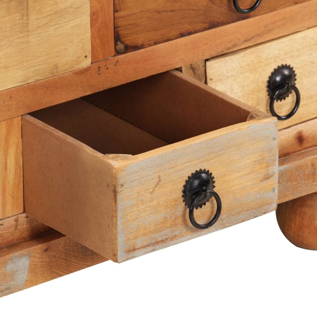 VidaXL Salontafel Gerecycled Hout 70x70x38cm | 40% Korting | Vintage Stijl