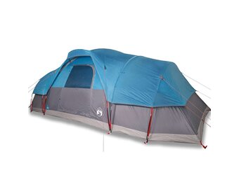 Geretourneerde vidaXL Gezinstent 11-persoons Koepeltent - Blauw (35% Korting!)