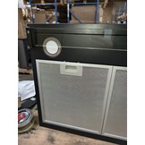 Zwarte Onderbouw Afzuigkap - 280 m³/u - 3 standen - Nu 40% Korting!