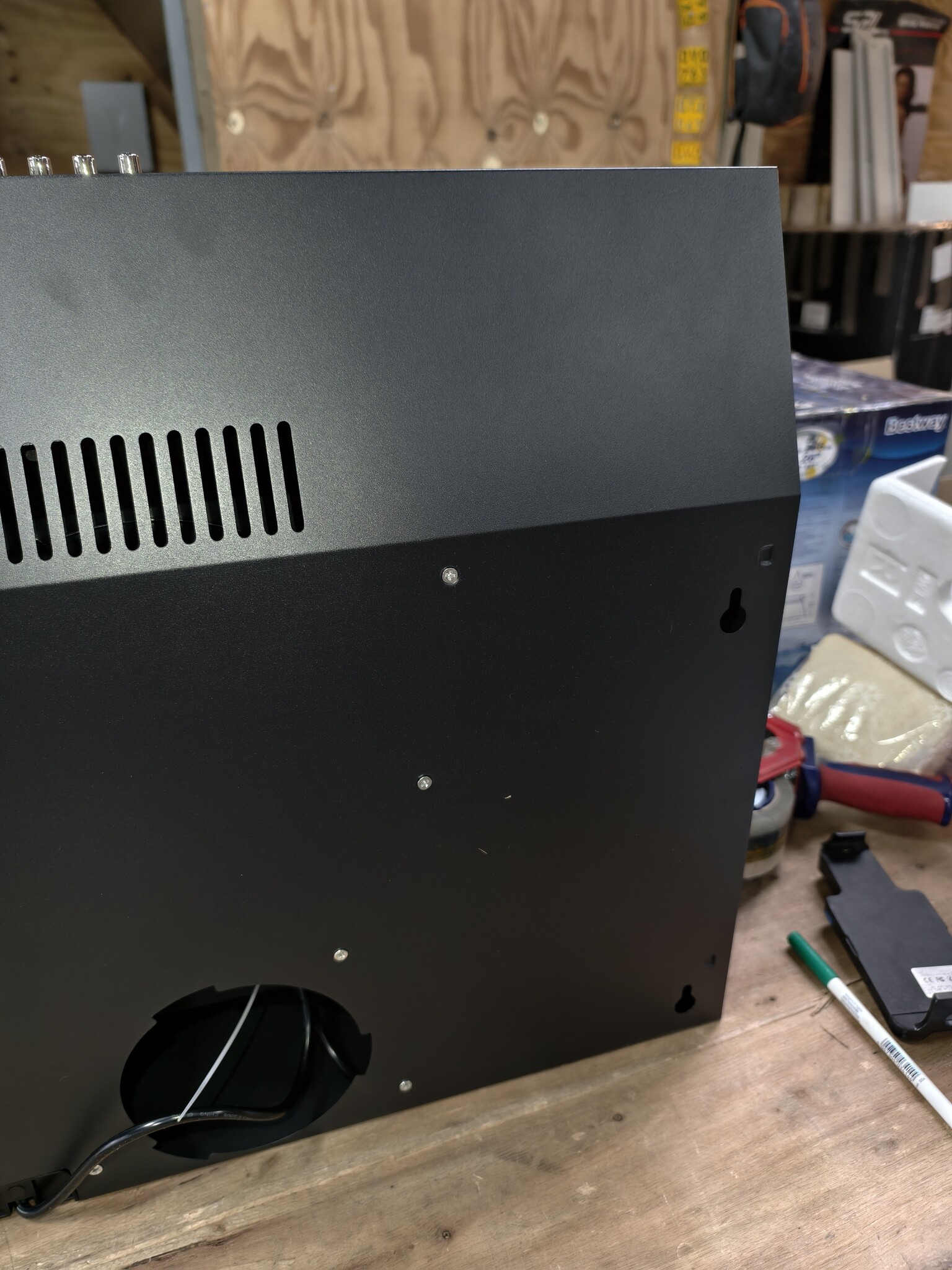 Zwarte Onderbouw Afzuigkap - 280 m³/u - 3 standen - Nu 40% Korting!