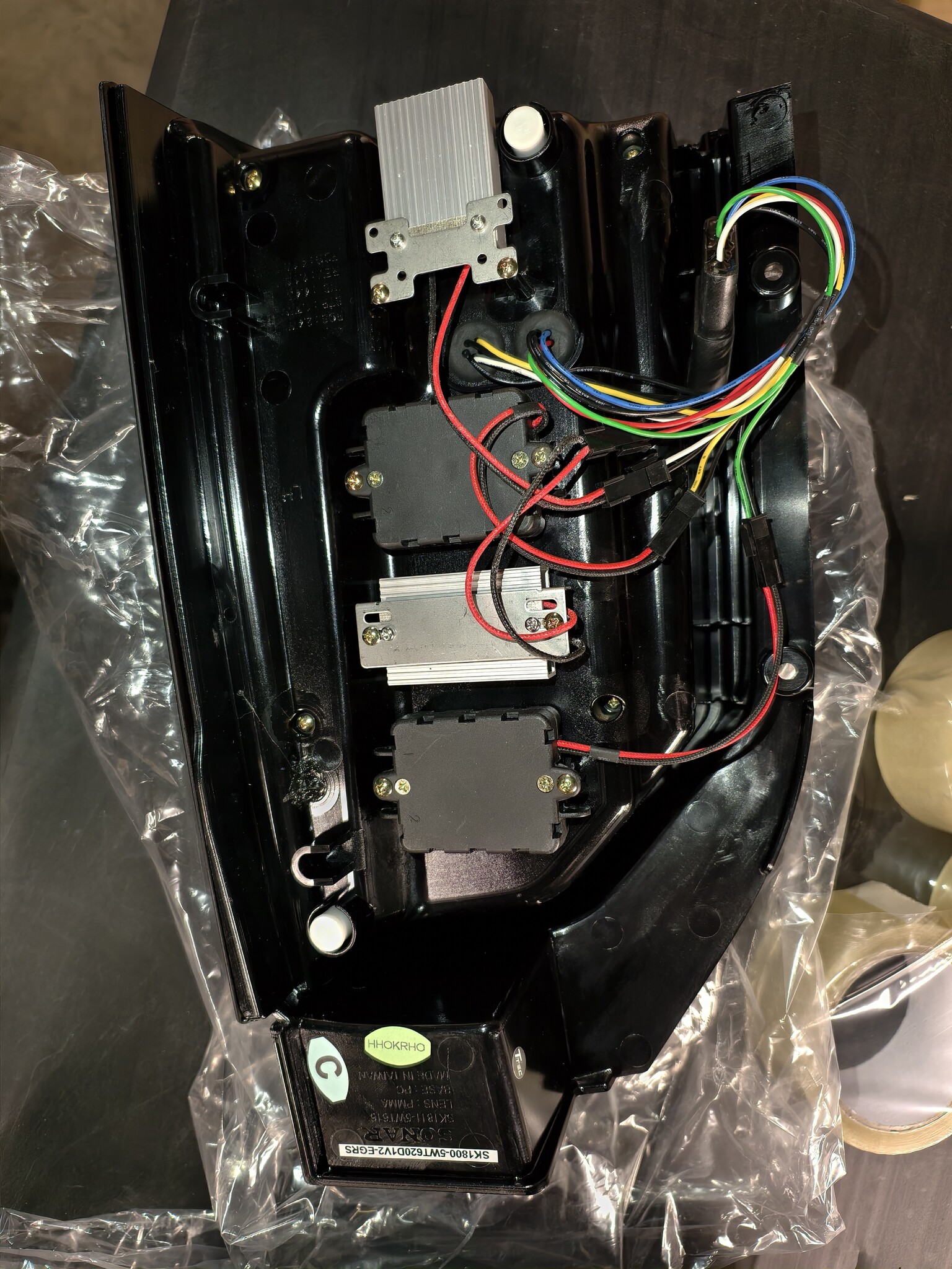 50% Korting! Achterlichten VW T6.1 (vanaf 2020) - LED Rood Smoke - Lichte schade