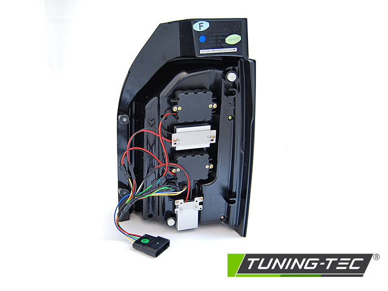 50% Korting! Achterlichten VW T6.1 (vanaf 2020) - LED Rood Smoke - Lichte schade