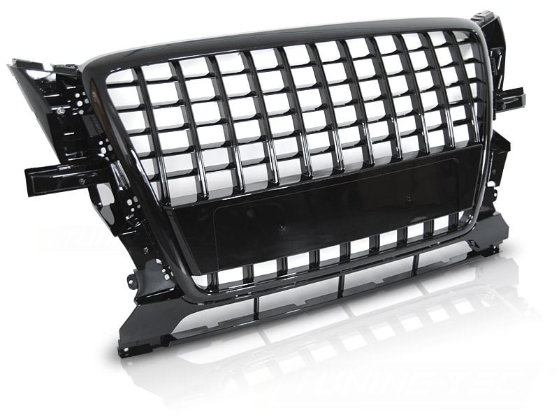 Grille Audi Q5 (08-09/12) Sport Stijl Glanzend Zwart - 50% Korting!