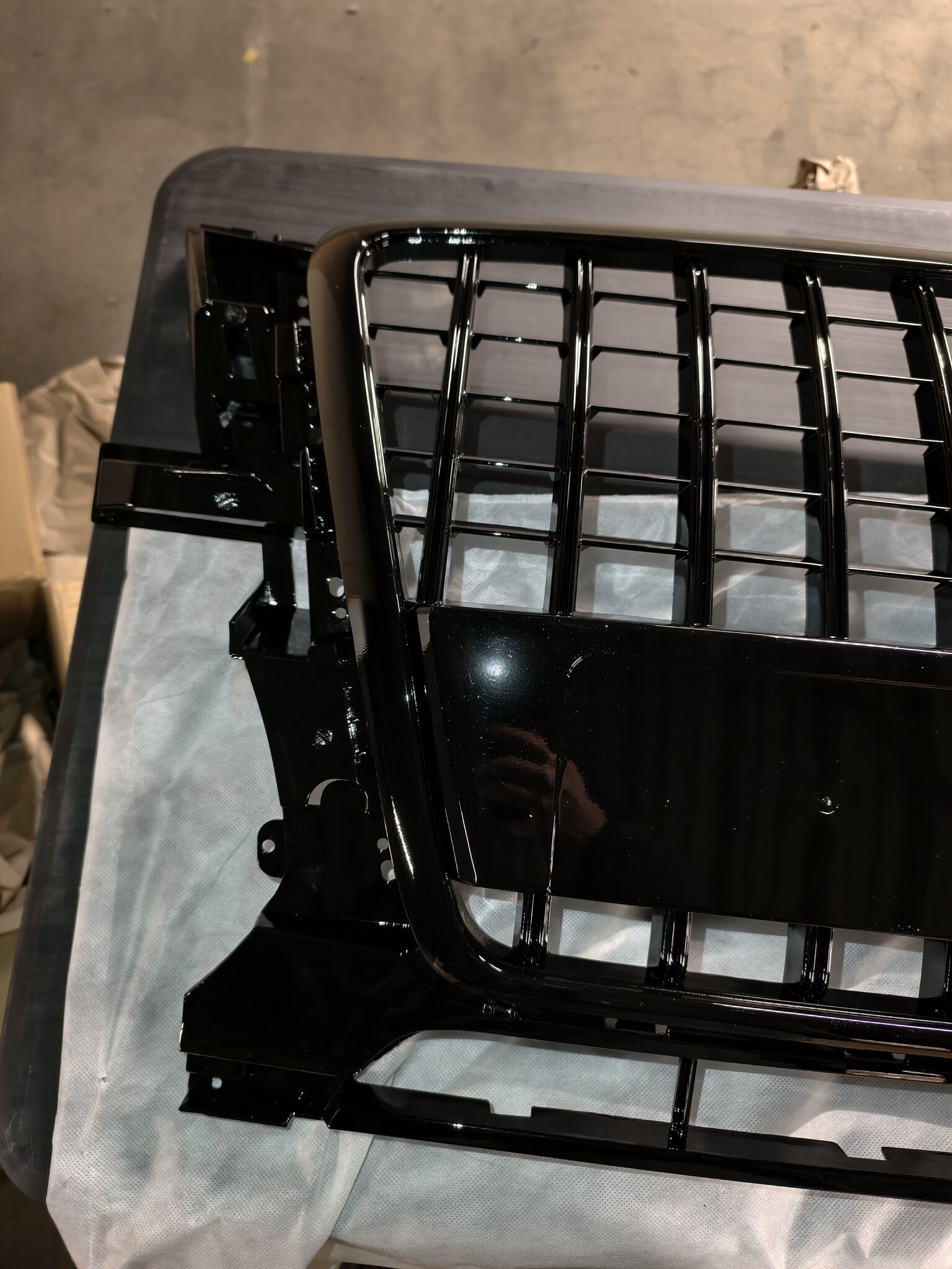 Grille Audi Q5 (08-09/12) Sport Stijl Glanzend Zwart - 50% Korting!