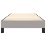 vidaXL Bedframe 90x190cm - Lichtgrijs Stof - 40% Korting!