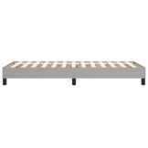 vidaXL Bedframe 90x190cm - Lichtgrijs Stof - 40% Korting!