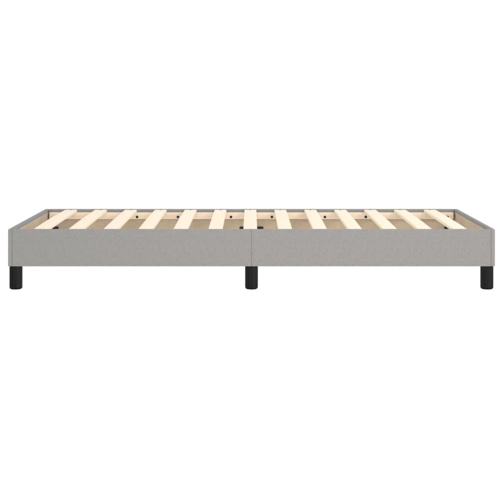 vidaXL Bedframe 90x190cm - Lichtgrijs Stof - 40% Korting!
