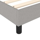 vidaXL Bedframe 90x190cm - Lichtgrijs Stof - 40% Korting!