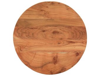 vidaXL Tafelblad Rond Acaciahout Ø 60cm - 55% Korting! Lichte Krasjes