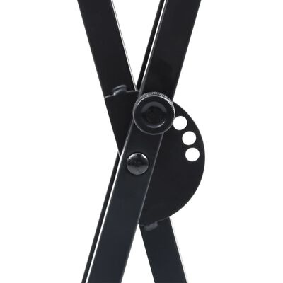 VidaXL Keyboardstandaard & Kruk Dubbel Versterkt Zwart - 55% Korting!