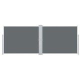 VidaXL Uittrekbaar Windscherm 140x1000cm Antraciet - 40% Korting!