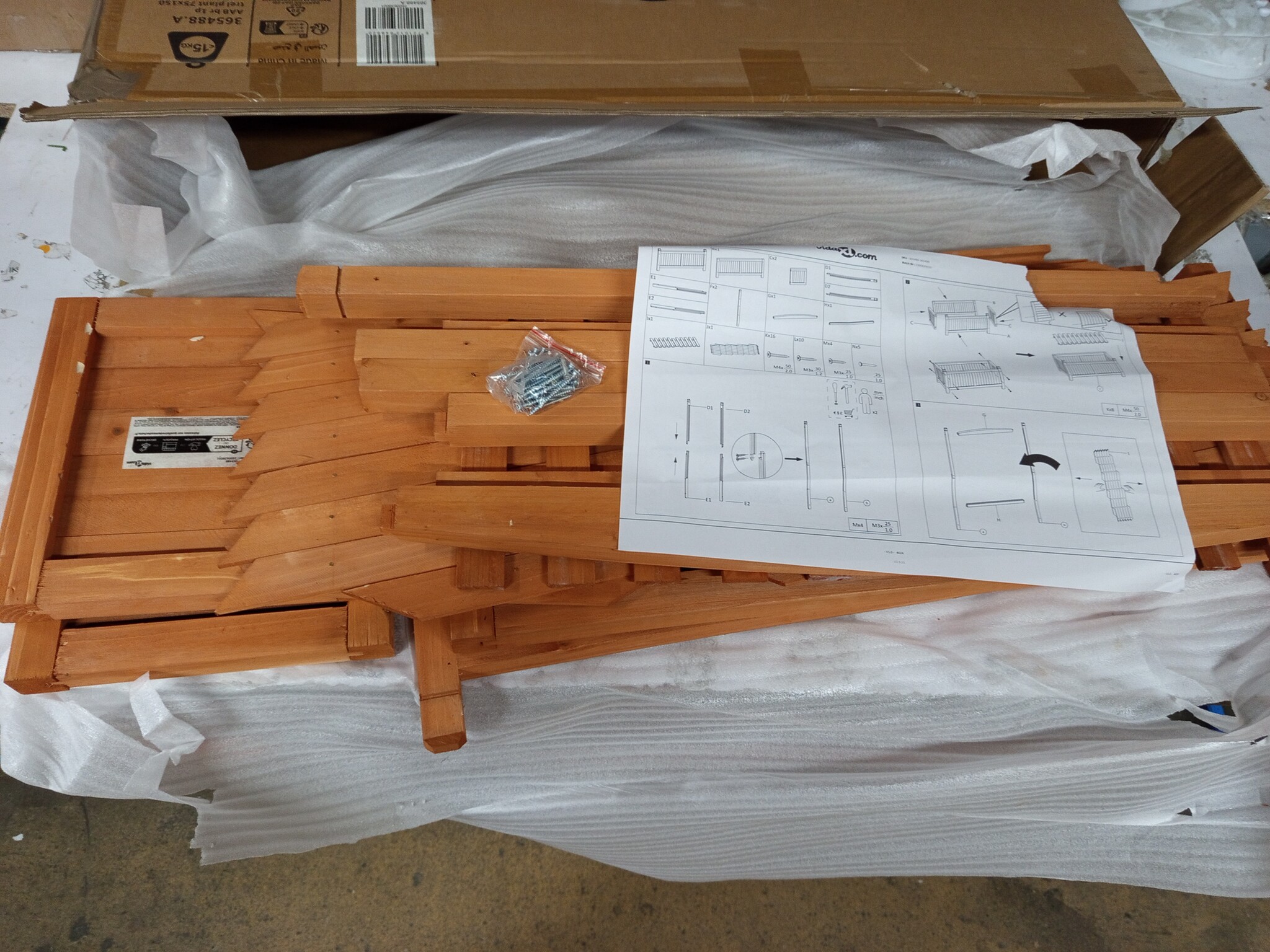 VidaXL Plantenbak met Latwerk - Massief Vurenhout Bruin - 55% Korting!