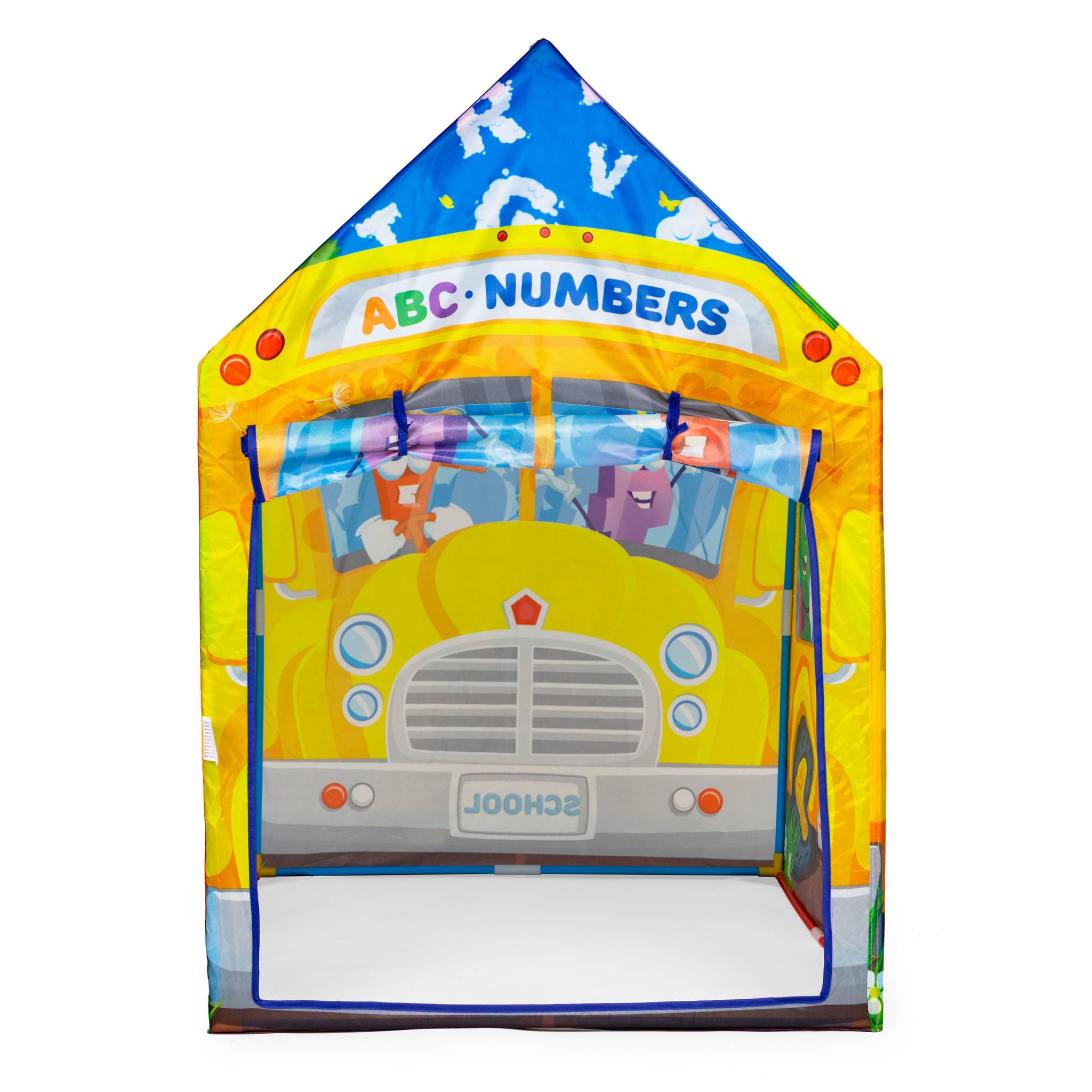 Speeltent Getallen Bus (61% Korting) - Nieuwstaat - 96x73x102cm