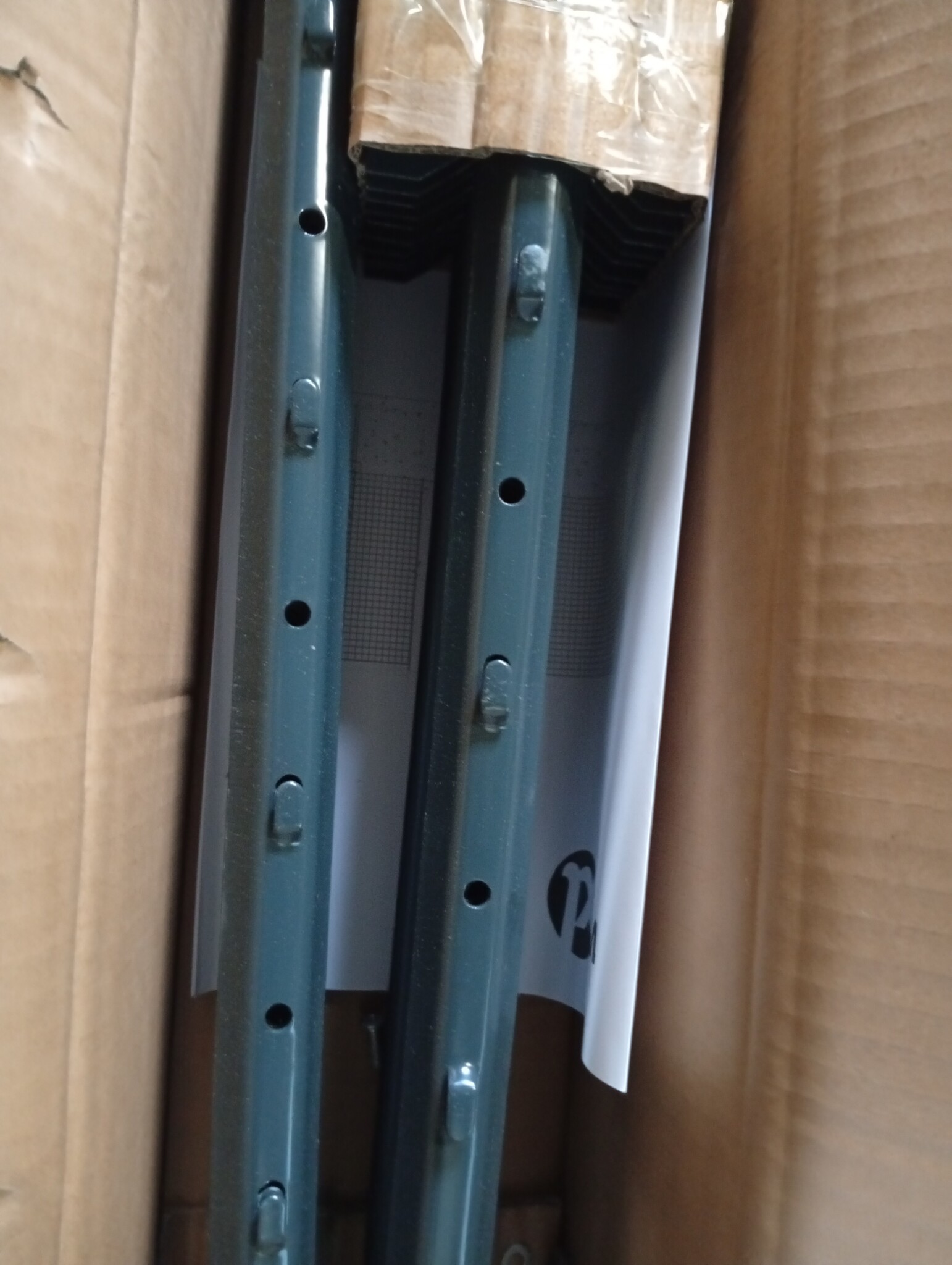 VidaXL Hekpalen Grijs Staal (82% Korting!) - 22 stuks, 100 cm