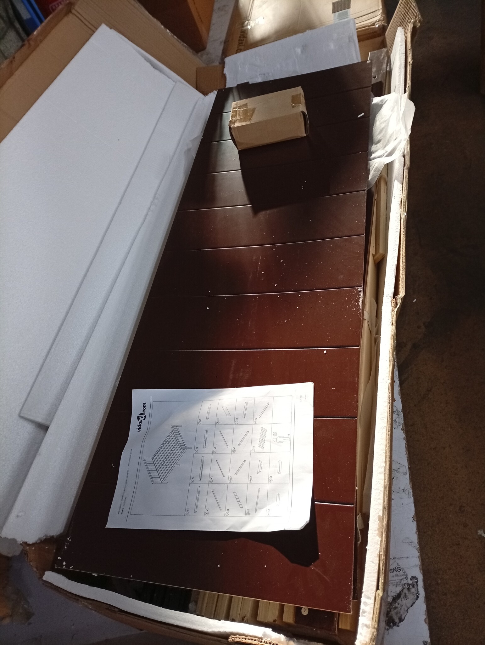 VidaXL Bedframe Grenenhout 120x200cm - 60% Korting! Kleine Imperfecties