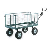 Stevige Tuinkar - Bolderkar 450kg Groen | 40% Korting!