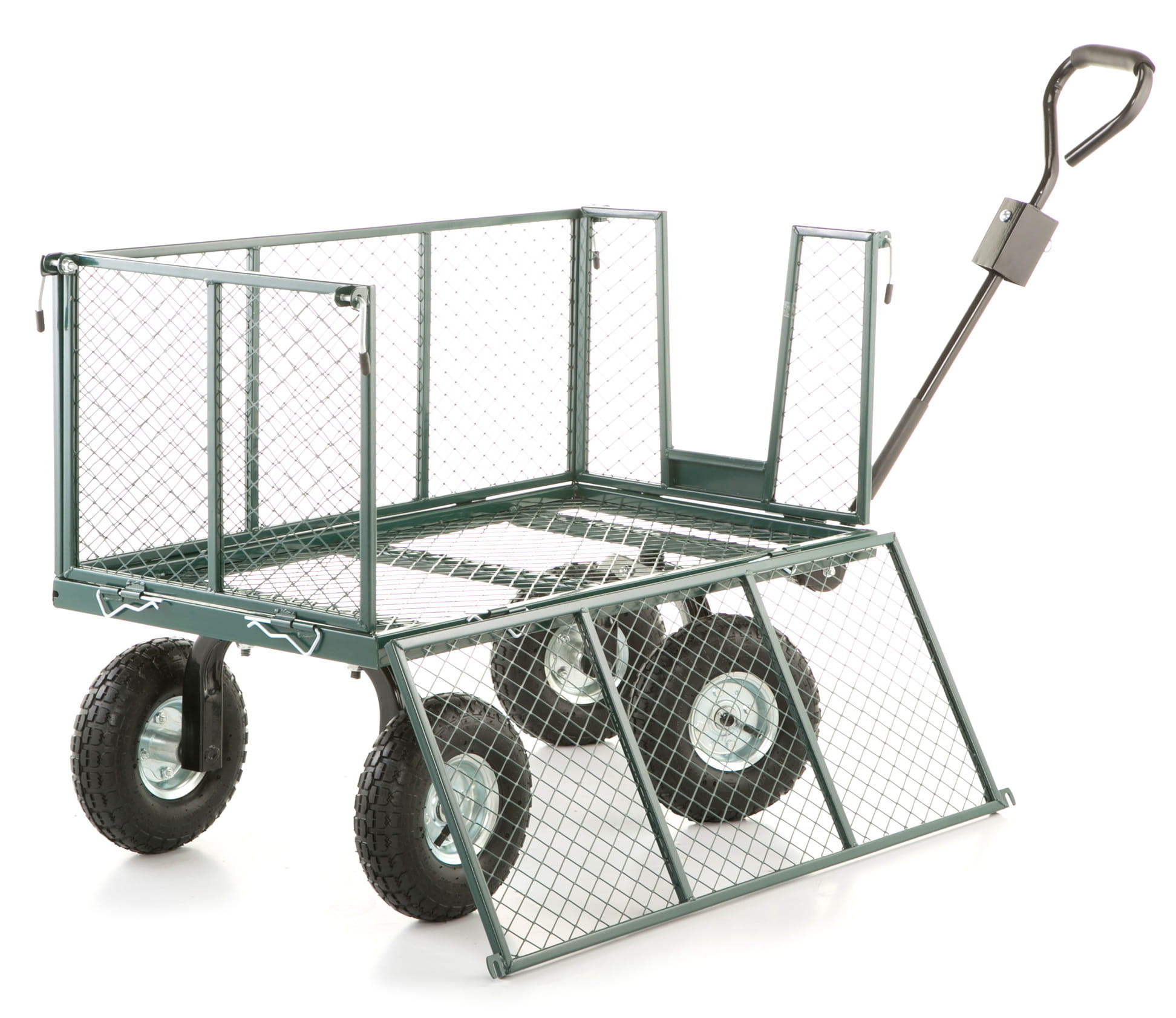 Stevige Tuinkar - Bolderkar 450kg Groen | 40% Korting!