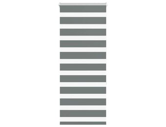 VidaXL Zebra rolgordijn Donkergrijs 60x150 cm | 35% Korting!