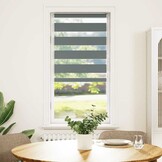 VidaXL Zebra rolgordijn Donkergrijs 60x150 cm | 35% Korting!