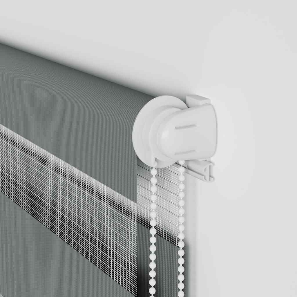 VidaXL Zebra rolgordijn Donkergrijs 60x150 cm | 35% Korting!