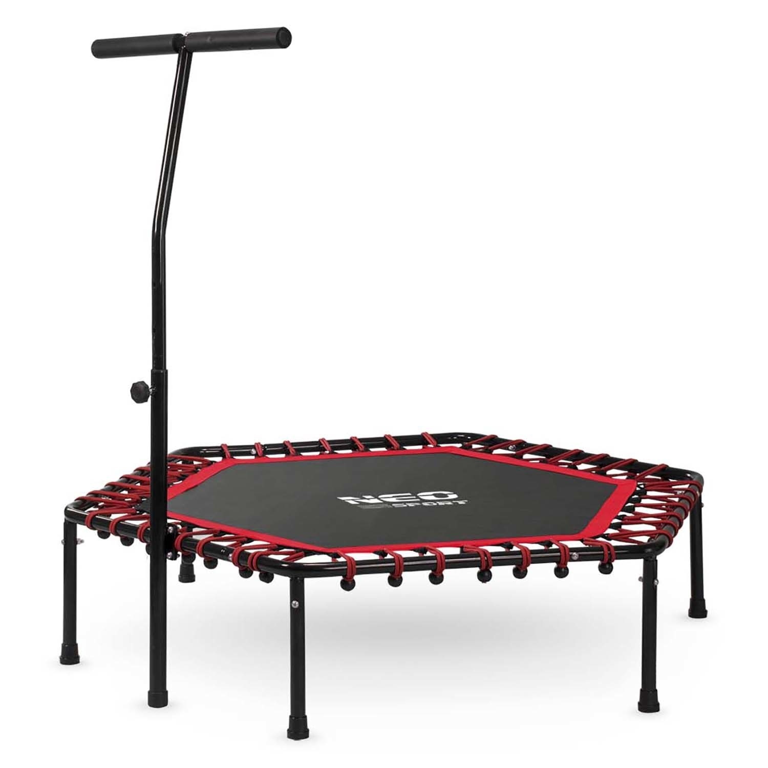 Fitness Trampoline 127cm Zwart/Rood - Nu 55% Korting!