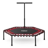 Fitness Trampoline 127cm Zwart/Rood - Nu 55% Korting!