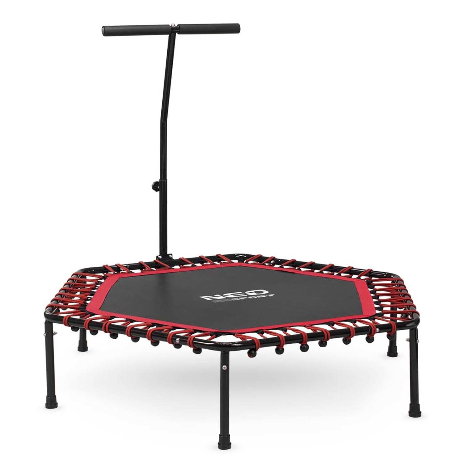 Fitness Trampoline 127cm Zwart/Rood - Nu 55% Korting!