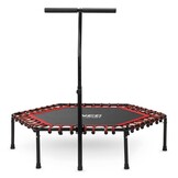Fitness Trampoline 127cm Zwart/Rood - Nu 55% Korting!