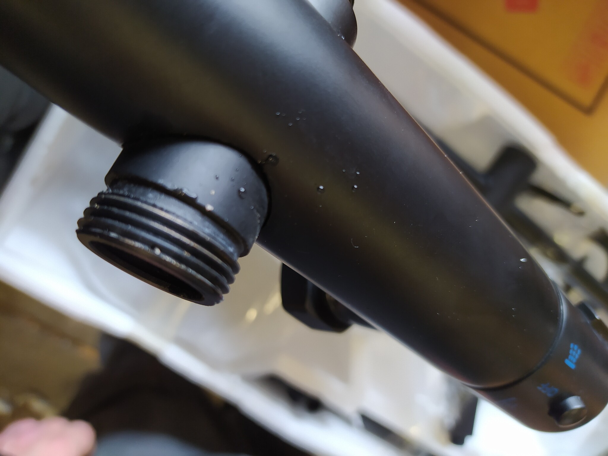 Doucheset Thermostaatkraan & Regendouche Zwart | 60% Korting! | Lichte Lakschade