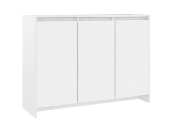 vidaXL Dressoir Wit Bew. Hout 102x33x75 cm - 55% Korting! Kleine Krassen