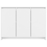 vidaXL Dressoir Wit Bew. Hout 102x33x75 cm - 55% Korting! Kleine Krassen