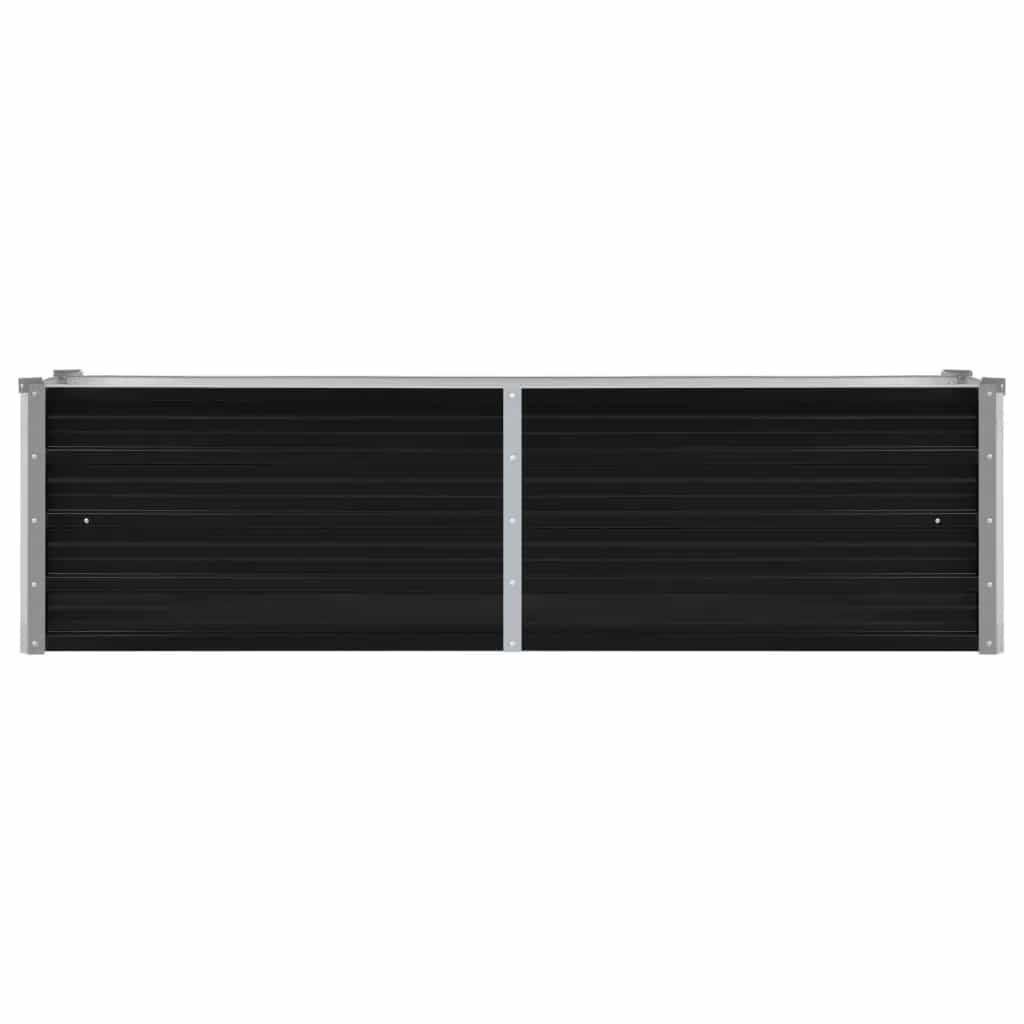 VidaXL Verhoogde Plantenbak 160x40x45cm Staal Antraciet - 40% Korting!