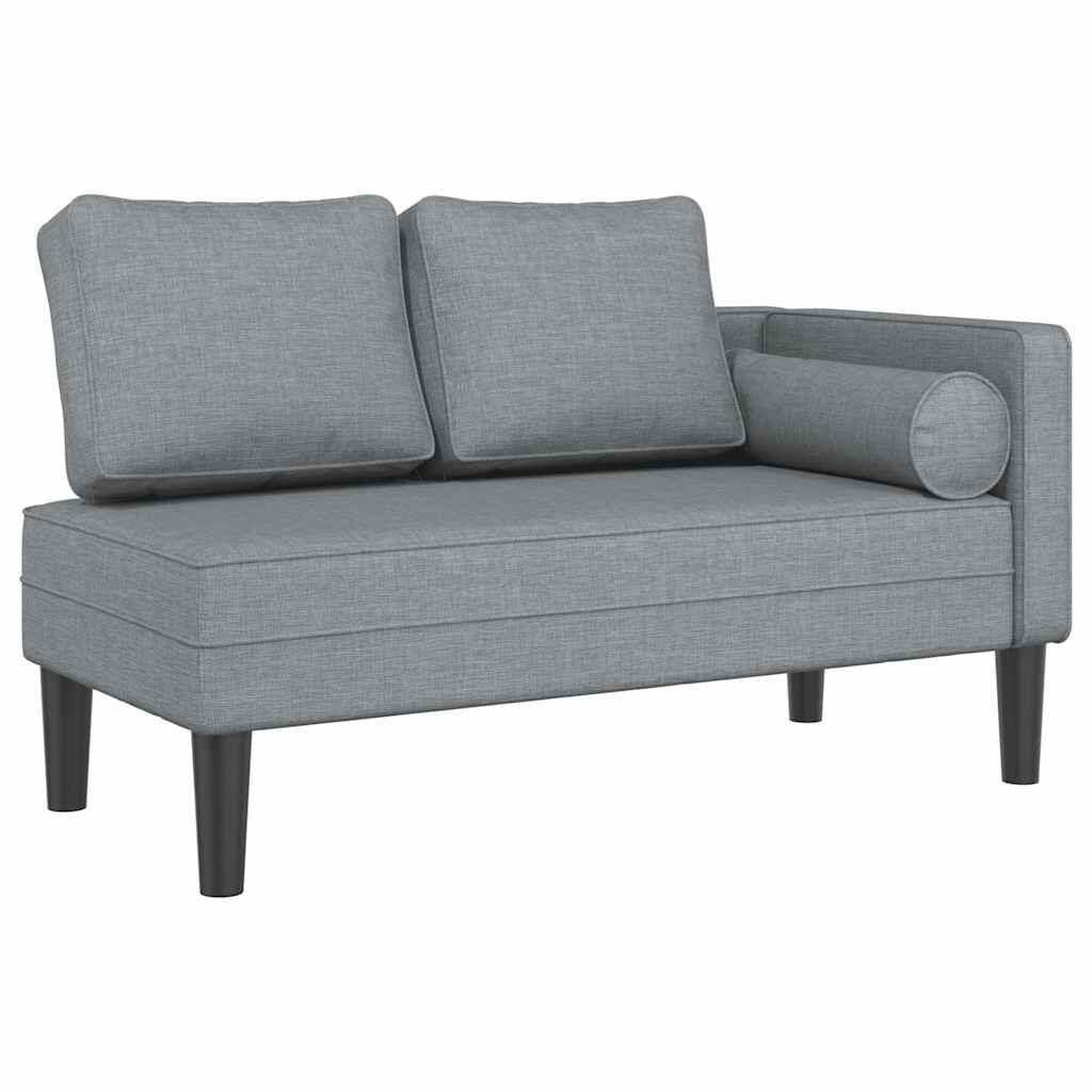 vidaXL Chaise Longue Lichtgrijs - 40% Korting! Unieke Kans!