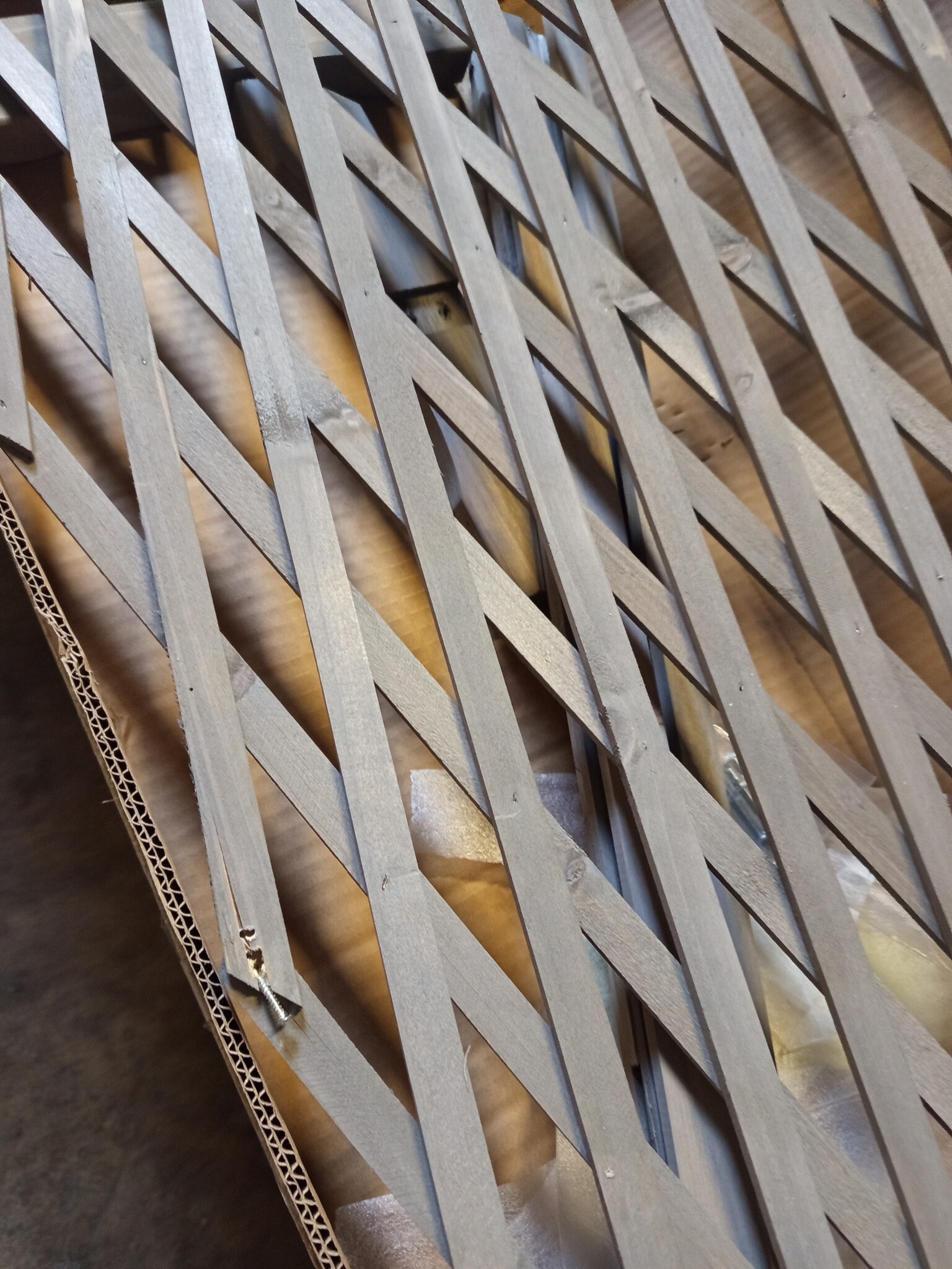 VidaXL Tuinlatwerk 1,8x1m Vurenhout Grijs - 60% Korting!