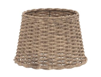 vidaXL Wicker Lampenkap Ø40x26cm Bruin - 55% Korting! Exclusief bij Retoertje.nl