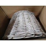 vidaXL Wicker Lampenkap Ø40x26cm Bruin - 55% Korting! Exclusief bij Retoertje.nl