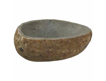 Lichtgrijze Riviersteen Wasbak (30-37) x (25-30) x 12 cm - 40% Korting!