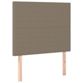 vidaXL Hoofdborden 2 st. 80x5x78/88 cm Taupe - 40% Korting!